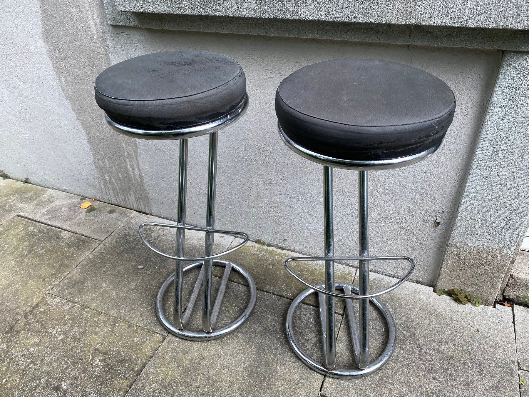 Hocker: Metall Barhocker – Gebraucht aus Zürich von Pyramid1