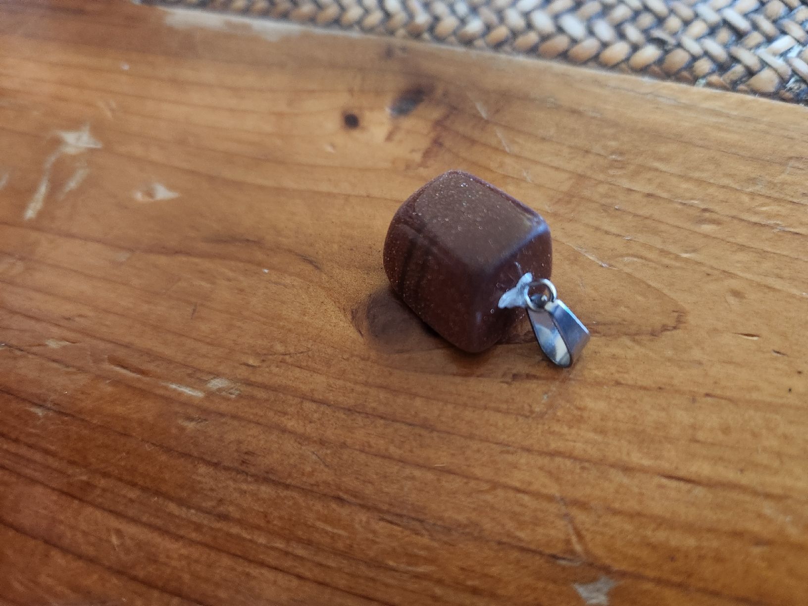 Anhänger: Pendentif en pierre de soleil – Neu (gemäss Beschreibung) aus Territet von Cenh 2