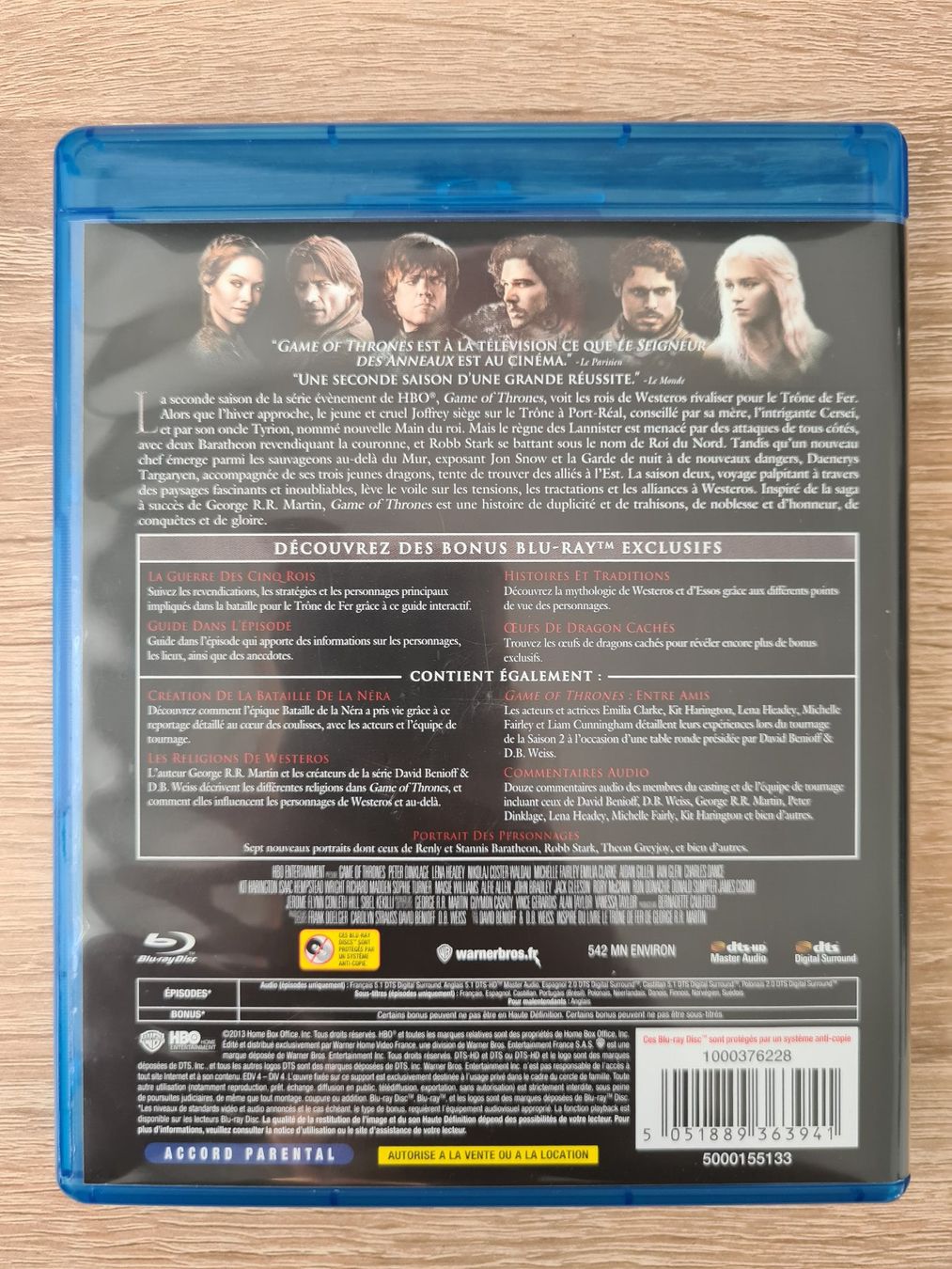 Tutti i DVDs: Game Of Thrones Saison 2 (5 Disk) - Blu-ray – Usato da Carouge GE venduto da Franllo 3
