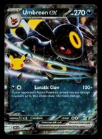Umbreon ex 092/128 Pokemon 30th Celebration EN