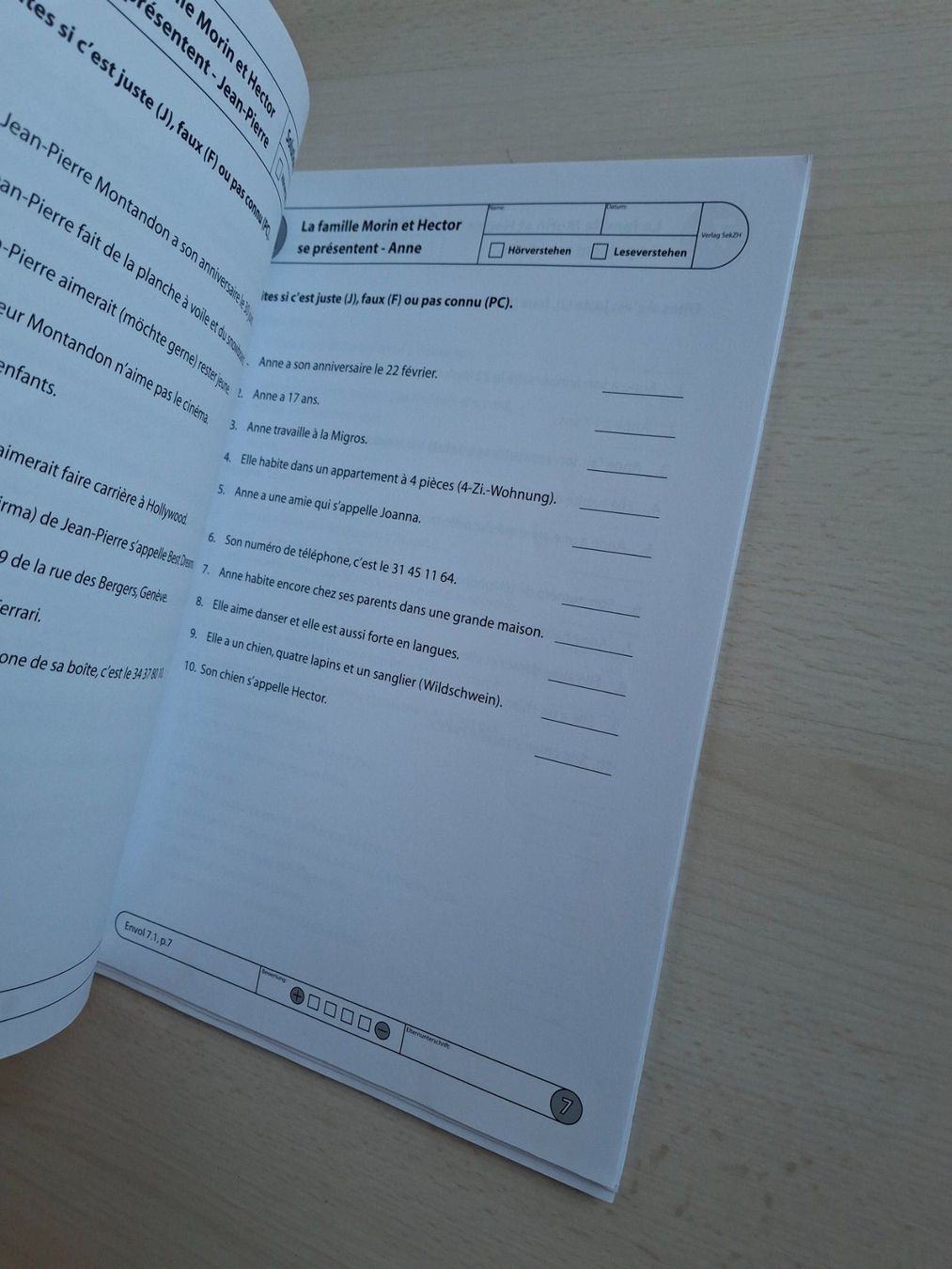 Libri: Französisch Lehrmittel "écouter&comprendre 7" Baumann SekZH – Usato da Walterswil SO venduto da Jerry_maus 2