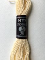 3 Strängli MEZ  Sticktwist Nr. 25 hellgelb 299