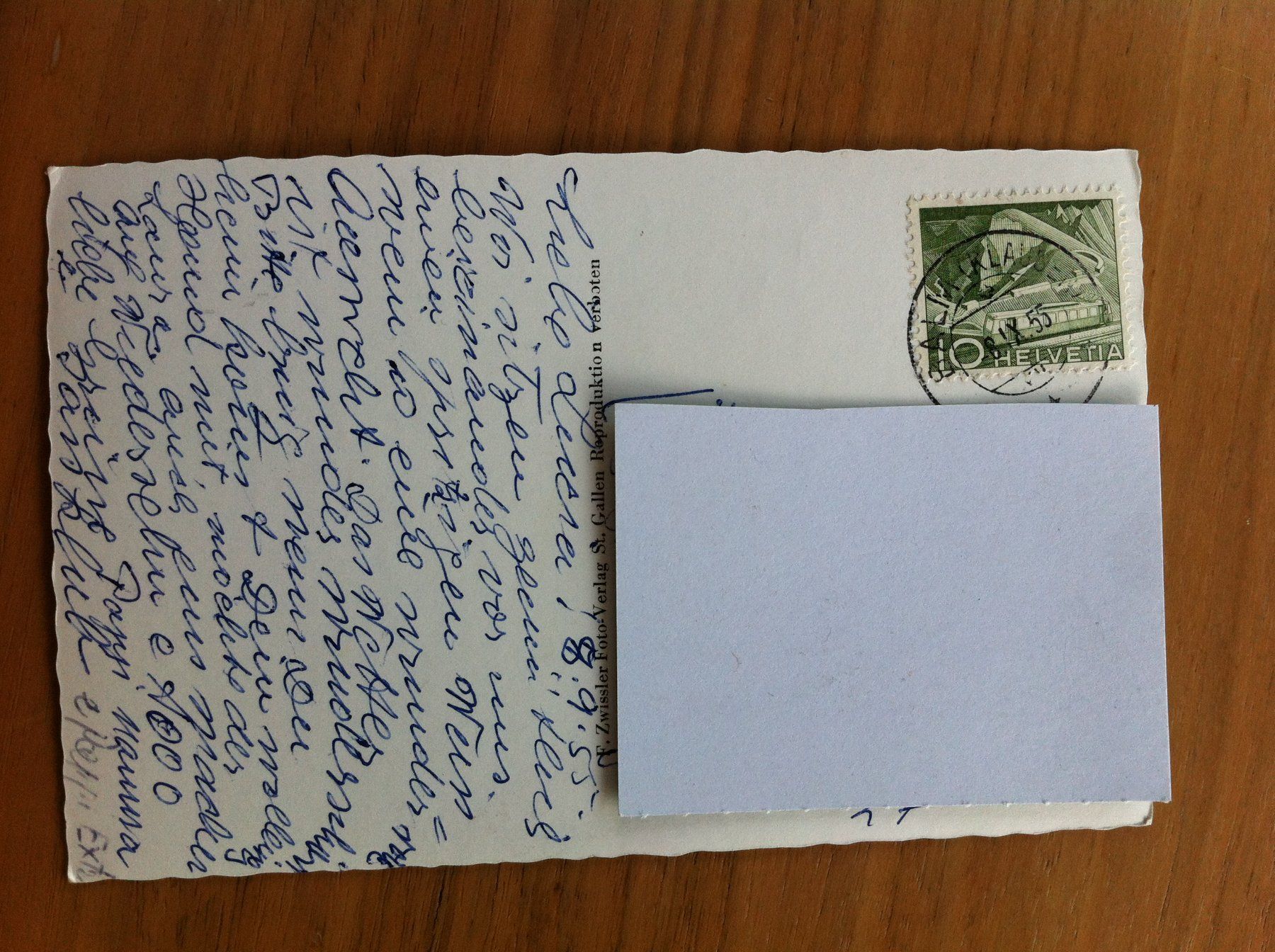 Cartoline postali: Ansichtskarte Klausenpasshöhe 1955 – Usato da Brunnen venduto da Artemis53 1
