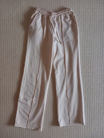 Trainerhose beige, S, Baumwolle, neu