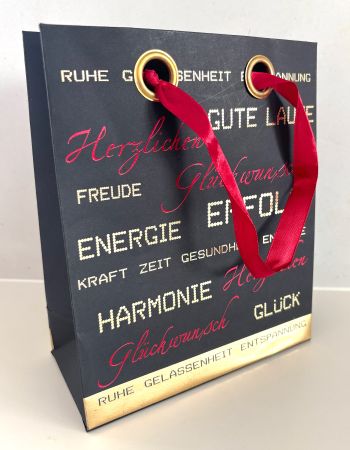 Geschenktüte Papiertasche Verpackung 19x23x9 NEU