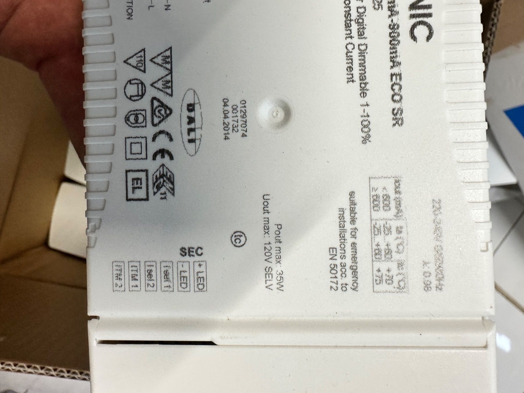 Componenti elettronici: TRIDONIC ECHISON SIONA-SOHECO 3R A.No.2010120 LED – Nuovo (secondo la descrizione) da niederhasli venduto da rami016 1