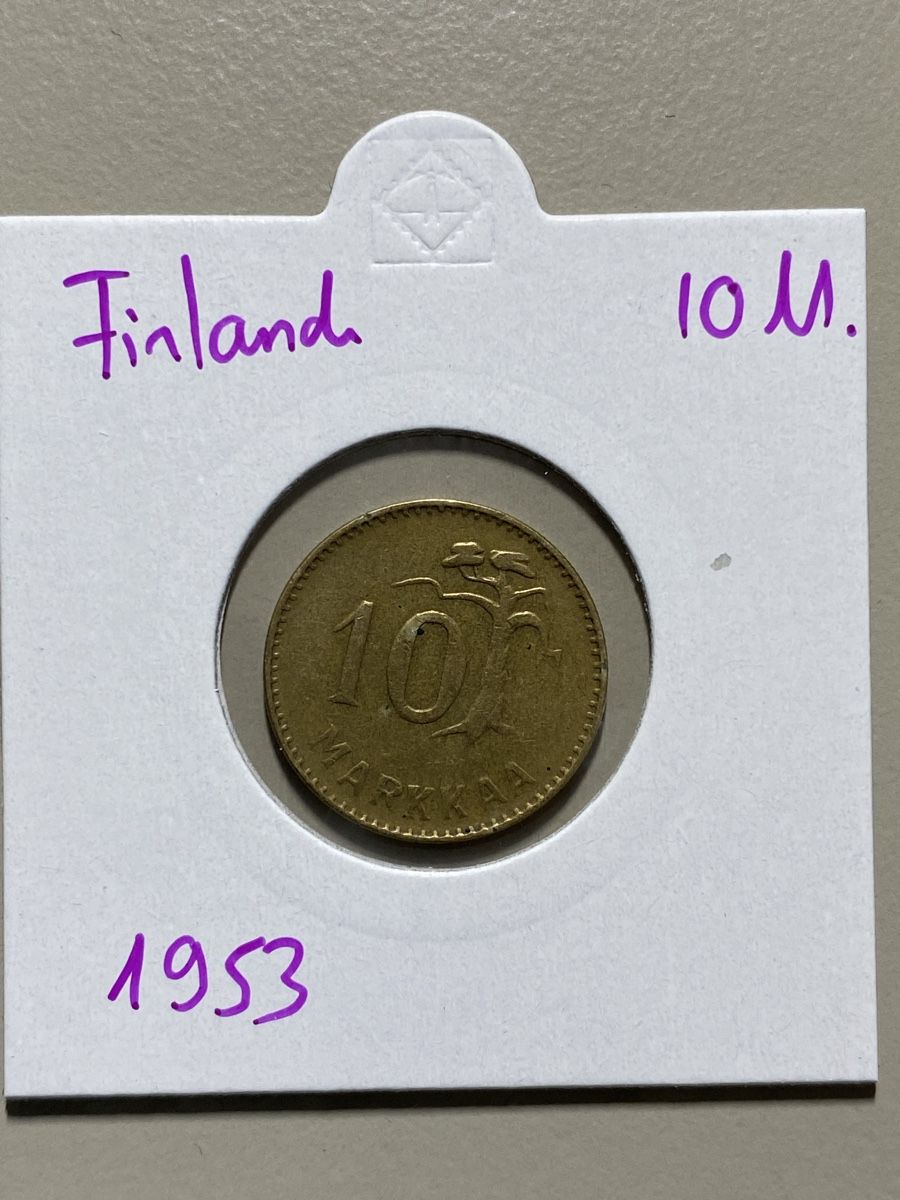 Tutti le monete: Finlande - 10 Markka - 1953 – Usato da Payerne venduto da Mike1682