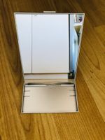 Schicker Schminkspiegel, Kosmetikspiegel, silber, neuwertig