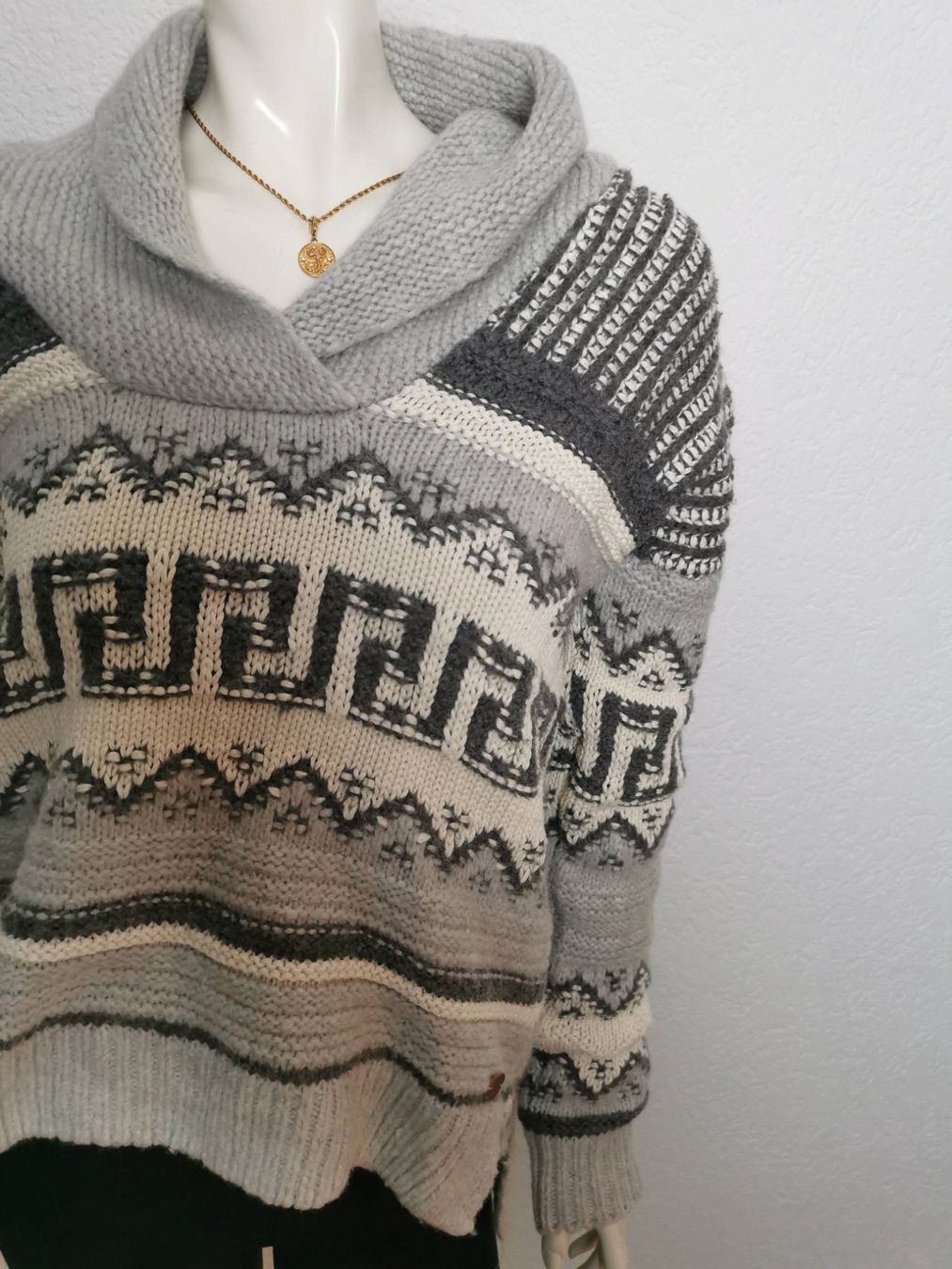 S.Oliver Maglioni & Felpe: s'Oliver Strickpullover Pullover Ethno - M – Usato da Wettingen venduto da JasminL92-2 1