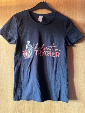 T-Shirt Helvetia Trychler Gr. XS schwarz 