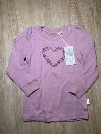 Neu Celavi Wolle/Bambus T-Shirt Grösse 90