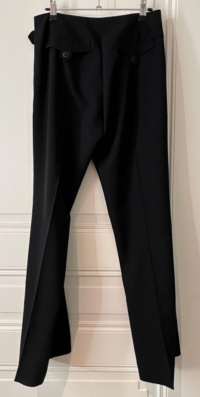 Pantaloni: Etam Straight-leg Pants Black, Chic Elégant – Usato da Basel venduto da Harper.G 2