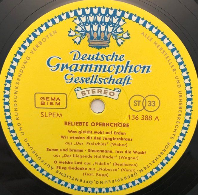 Schallplatten: Beliebte Opernchöre (LP) – Gebraucht aus Grüningen von azulamarillo_vinyl 2