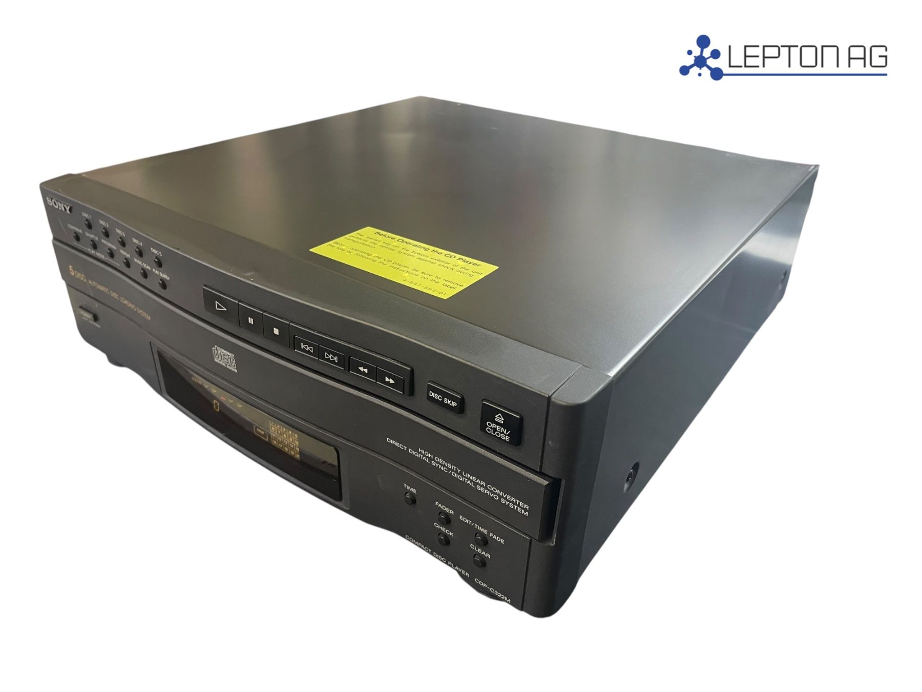 Sony Sistemi audio & multimediali: SONY Compact Disc Player CDP-C322M/ 5x Wechsler – Usato da Niederdorf venduto da LeptonAG