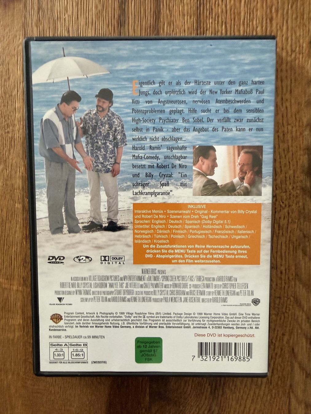 Tutti i DVDs: Reine Nervensache (1999) – Usato da Zürich venduto da Gekuu 1