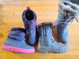 2 Paar Winterstiefel, Gr. 33