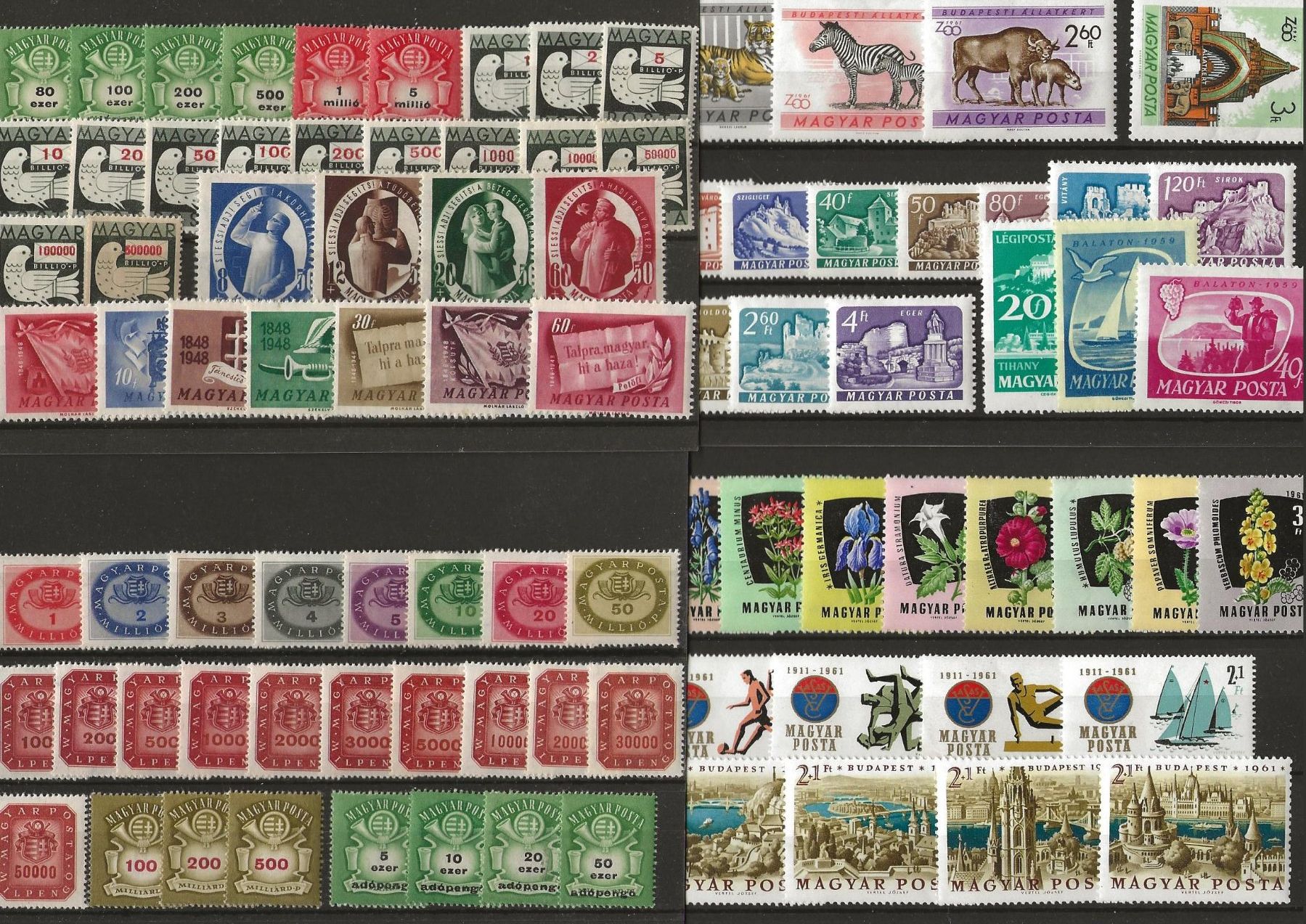 Tutti i francobolli: Grosse Ungarn Briefmarkensammlung – Usato da Schlieren venduto da Sternstunde2 1