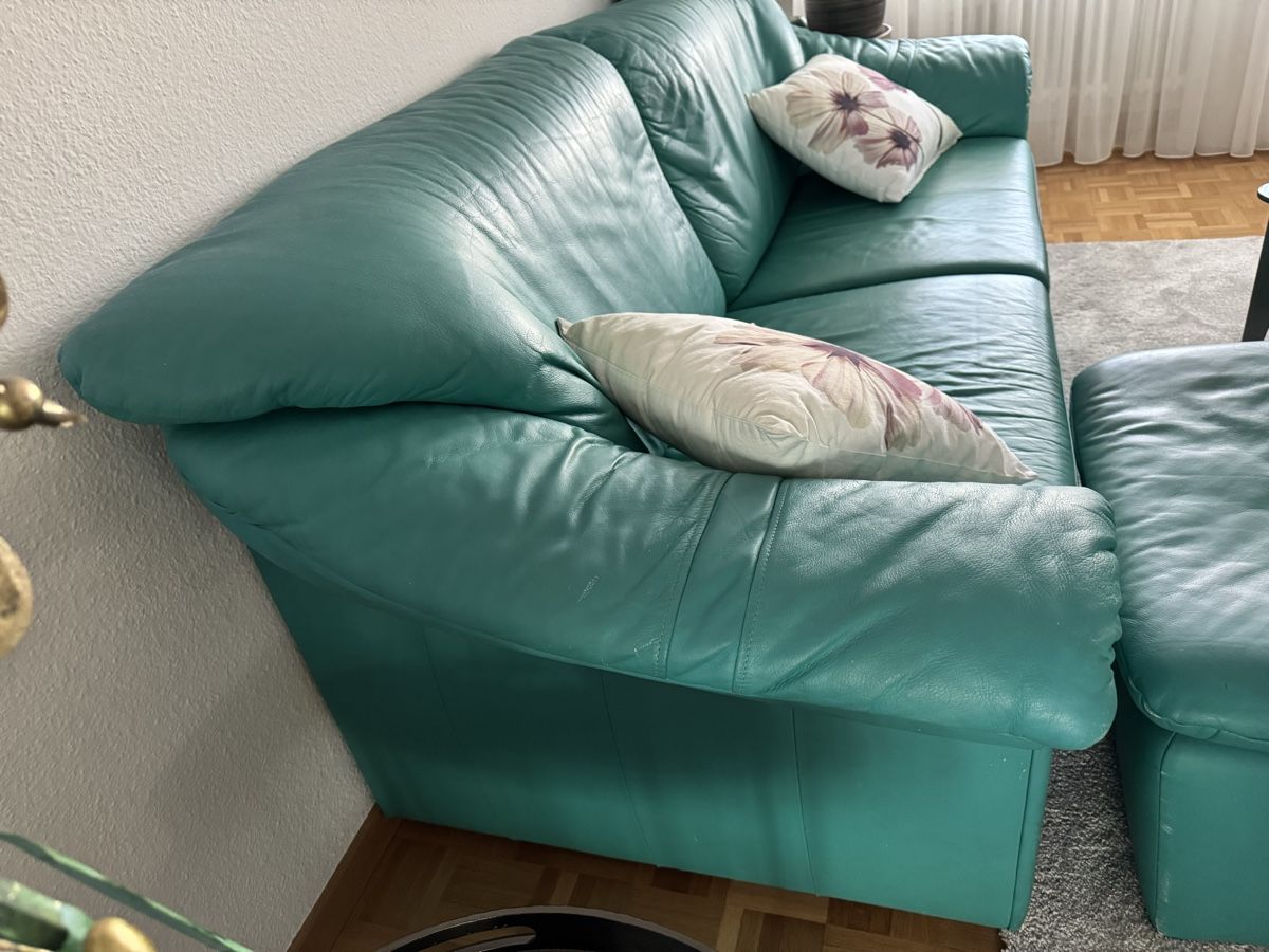 Divani: Stilvolles elegantes Ledersofa – Usato da Schwerzenbach venduto da alu2791 1