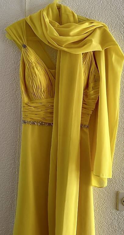 Vestiti: Abendkleid Gelb – Usato da Nussbaumen AG venduto da JwC771 2