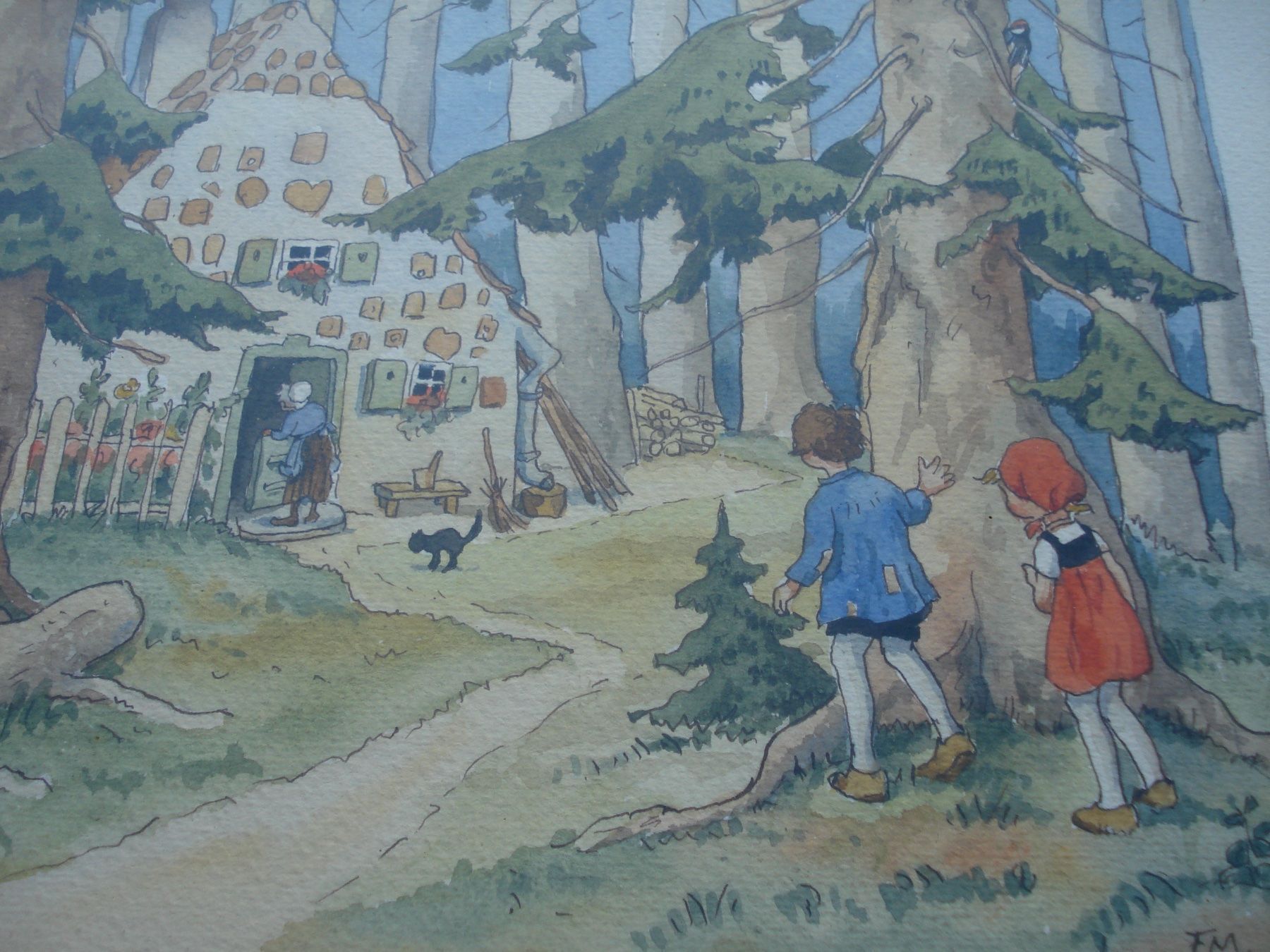 Gemälde: Original von Hänsel und Gretel – Gebraucht aus Basel von art.basel 1