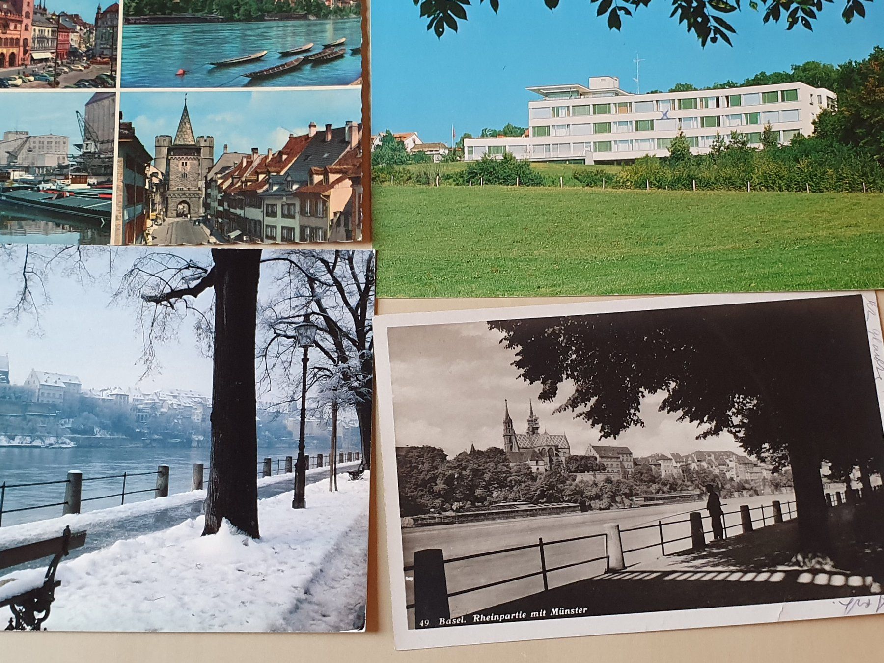 Ansichtskarten: 13 x Karten Basel ab 1906 – Gebraucht aus Stansstad von collectorsshop 7