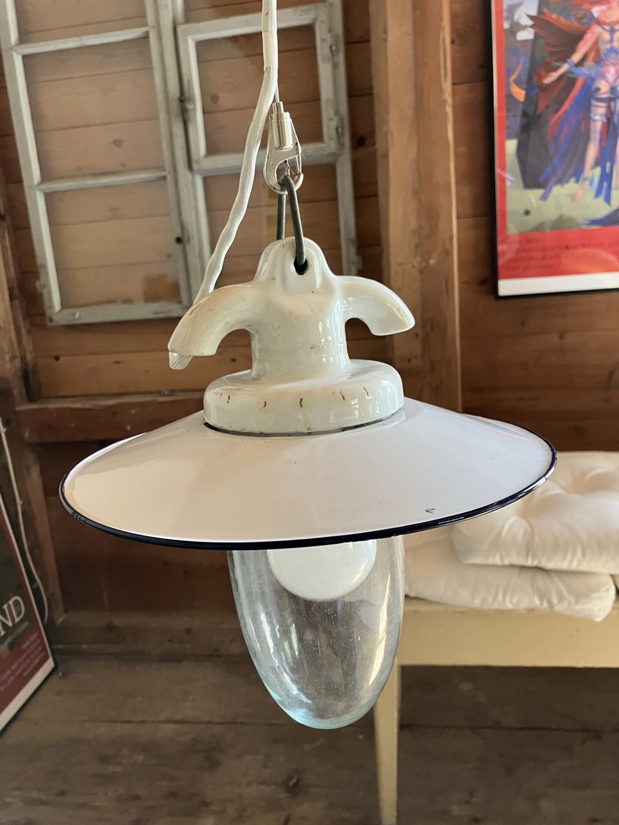 Lampade: Stalllampe, Hängelampe, Lampe, Textilkabel – Usato da Neftenbach venduto da 889095 3