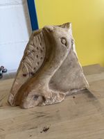 Antiker Stein Skulptur Fragment Vogelfigur beschädigt