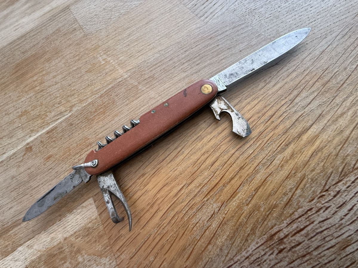 Coltelli tascabile: Antikes Taschenmesser Sackmesser mit Punze – Usato da Goldach venduto da Messerguru 3