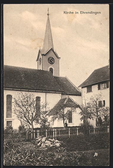 Cartes postales: AK Ehrendingen, Blick auf die Kirche – D'occasion à Berlin par bartko-reher