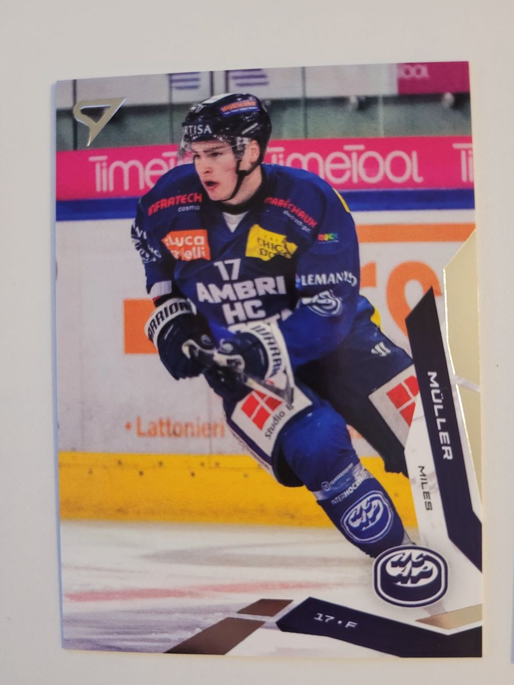 Sportzoo Carte collezionabili: 2025/26 HC Ambri-Piotta Miles Müller base – Usato da Bauma venduto da Yotanke