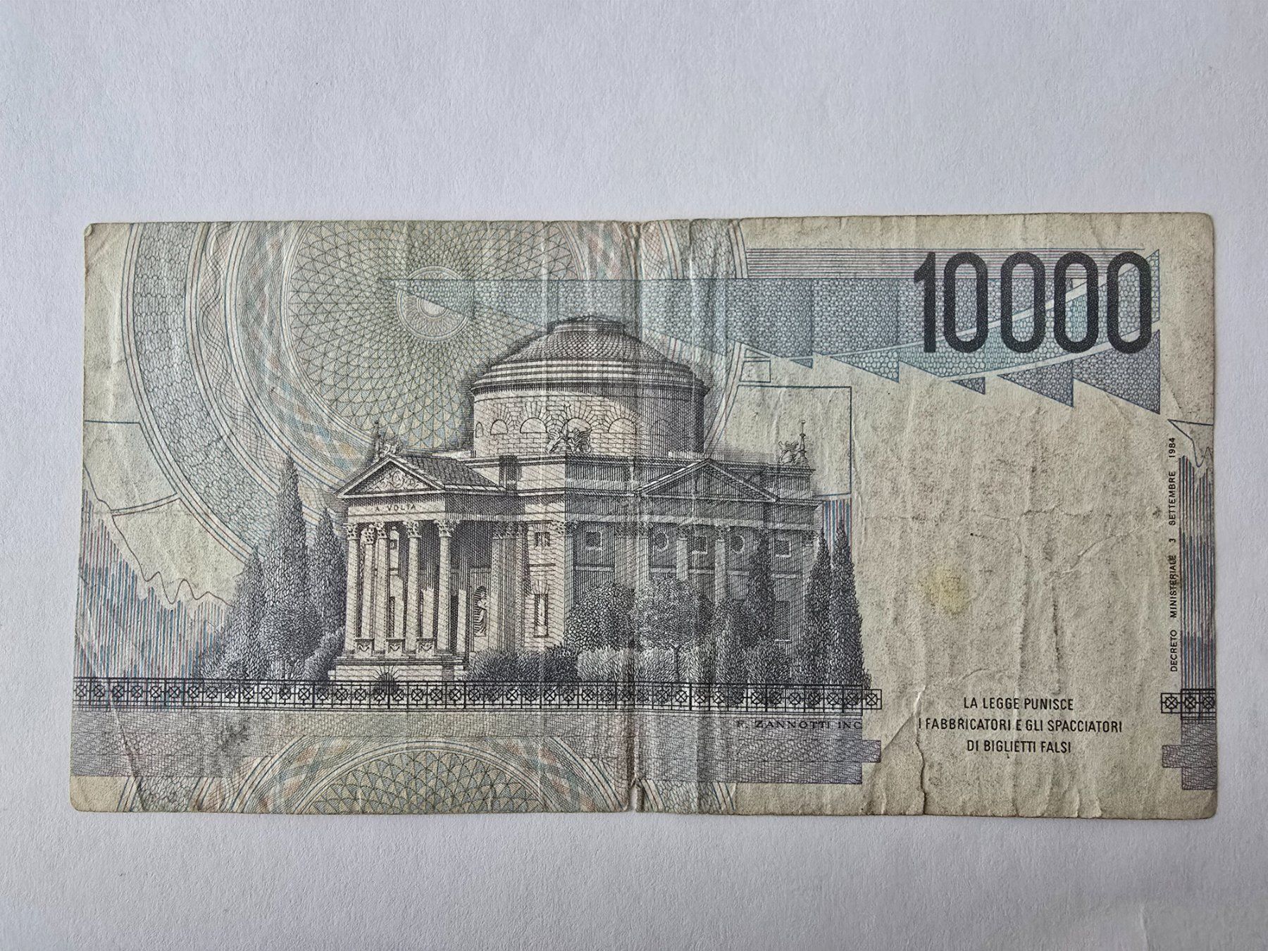 Banconote: 10.000  Lire 1984 – Usato da Neuenhof venduto da brasvarela 1