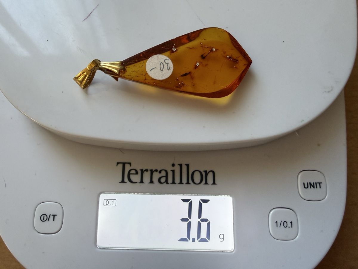 Ciondoli: Bernsteinanhänger mit Einschlüssen 3.6g – Nuovo (secondo la descrizione) da Lamone venduto da LaCantinaMagica 6