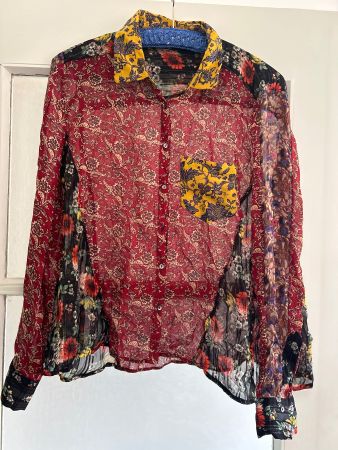 Zara Woman Bunte Bluse, Grösse S