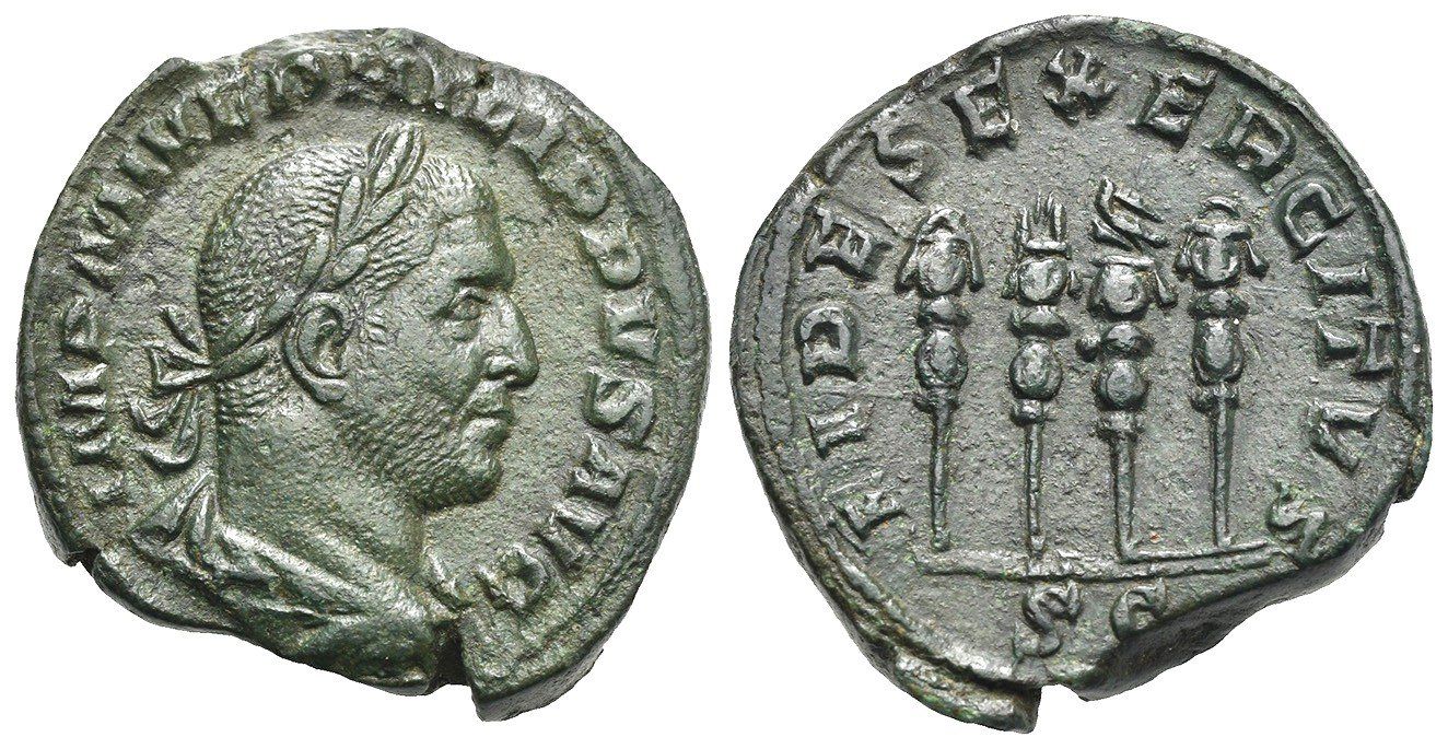 Tutti le monete: PHILIP I AE Sestertius (244-249 AD) – Usato da La Sarraz venduto da classicworldcoins