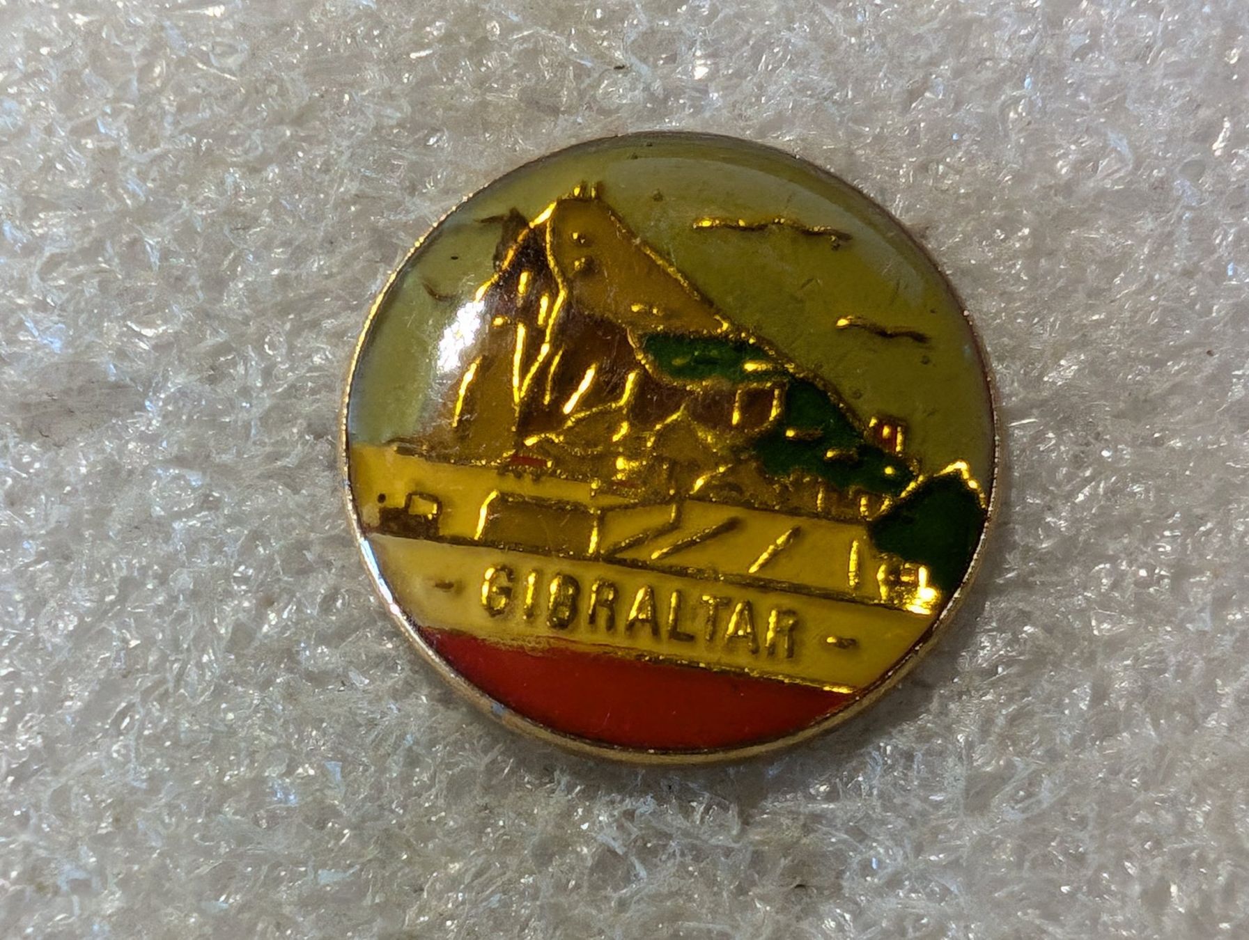 Placchette & Badge: Ansteckpin 136: Gibraltar – Usato da Oppligen venduto da Pin-Fall-Shop