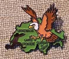 M417 - Pin Schweiz Adler Grenzwache Garde Frontière Guardia
