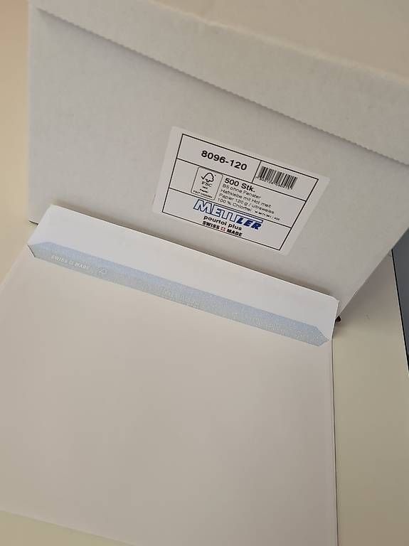 Buste & buste per spedizione: Mettler Couvert's B5 ohne FE – Usato da Oberuzwil venduto da Noluma