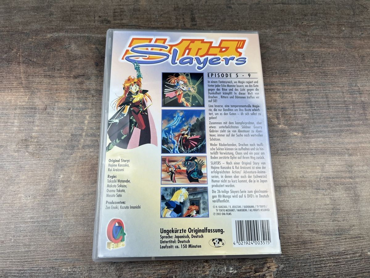 Tutti i DVDs: Slayers DVD Volume 2 – Usato da Hallau venduto da R.R.91 1