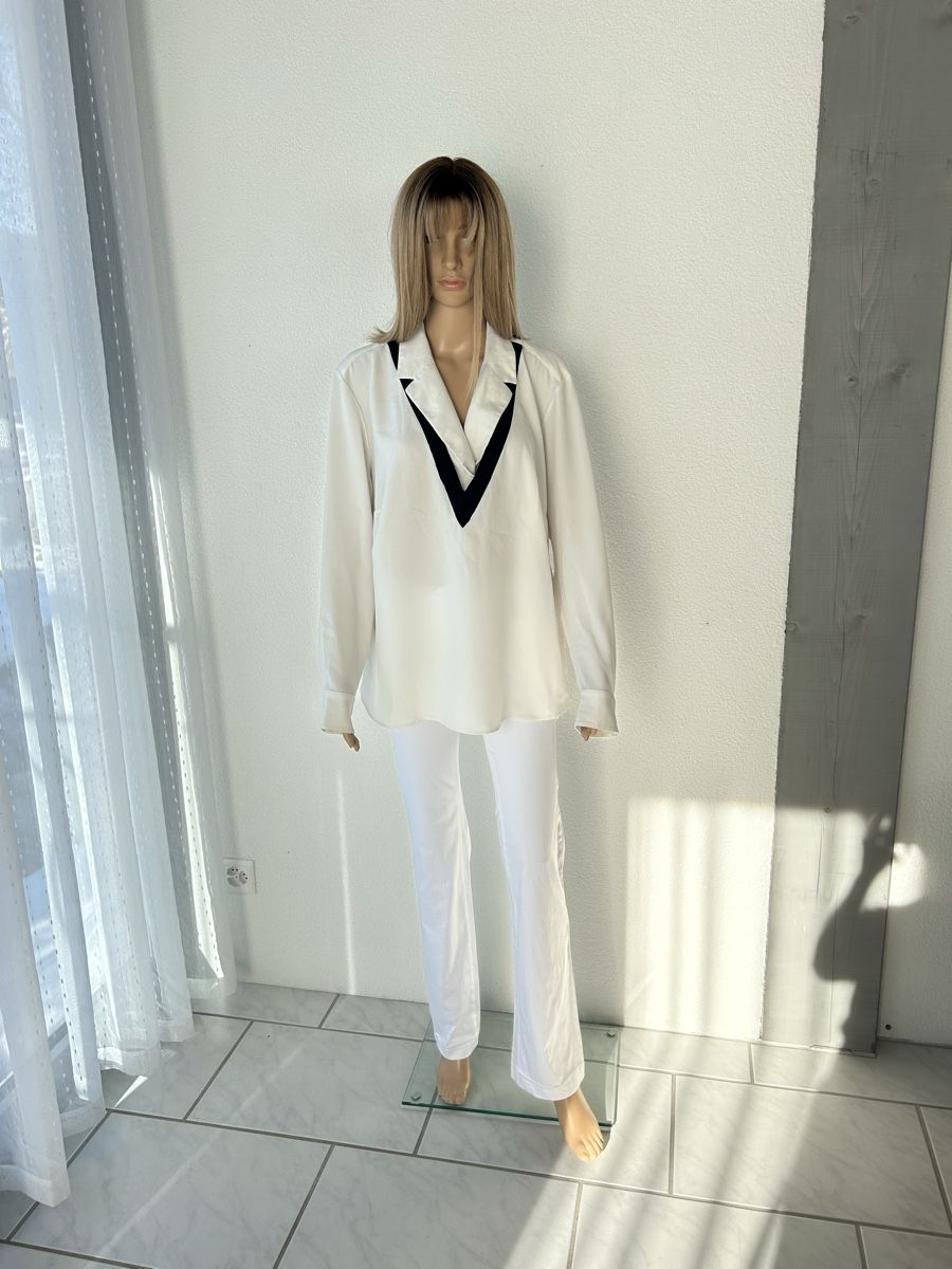 Ralph Lauren Camicette: Ralph Lauren White Top, Size 1X- small dots – Nuovo (secondo la descrizione) da Saland venduto da ele_vc96 1
