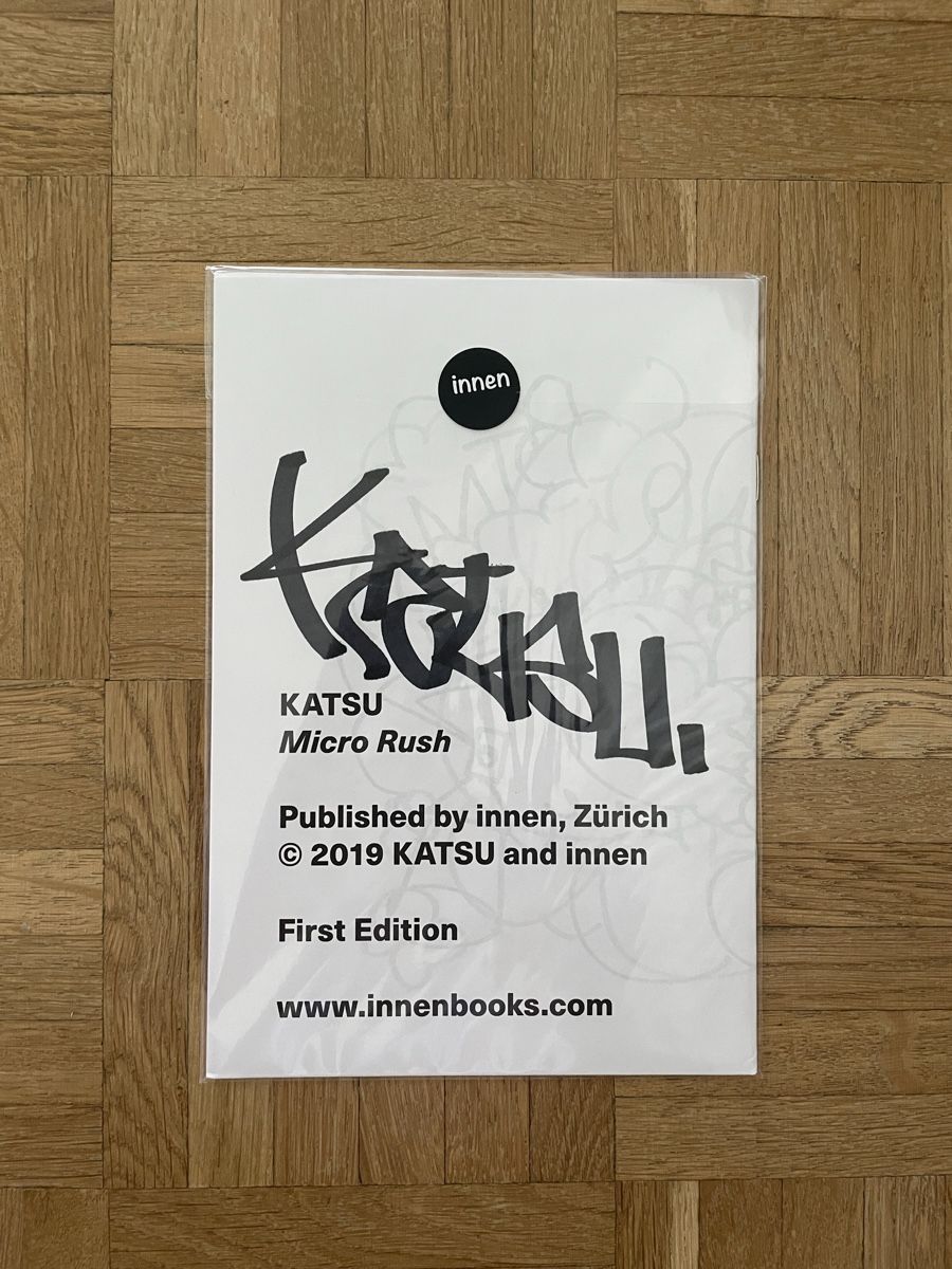 Bücher: Katsu: Microrush Zine, Signed, Published by innen, 2019 – Neu und originalverpackt aus Basel von aharon.no1 1