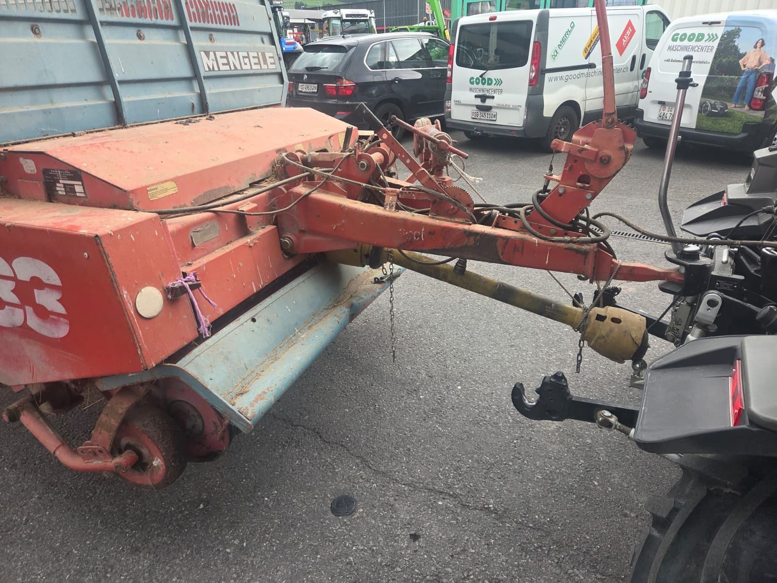 Ladewagen Mengele LW 370 Quadro/ Einleiter Öl/Gefedert/ (D'occasion) à ...