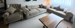 Sofa Garnitur 3-Sitzer 2-Sitzer Sessel, sehr guter Zustand