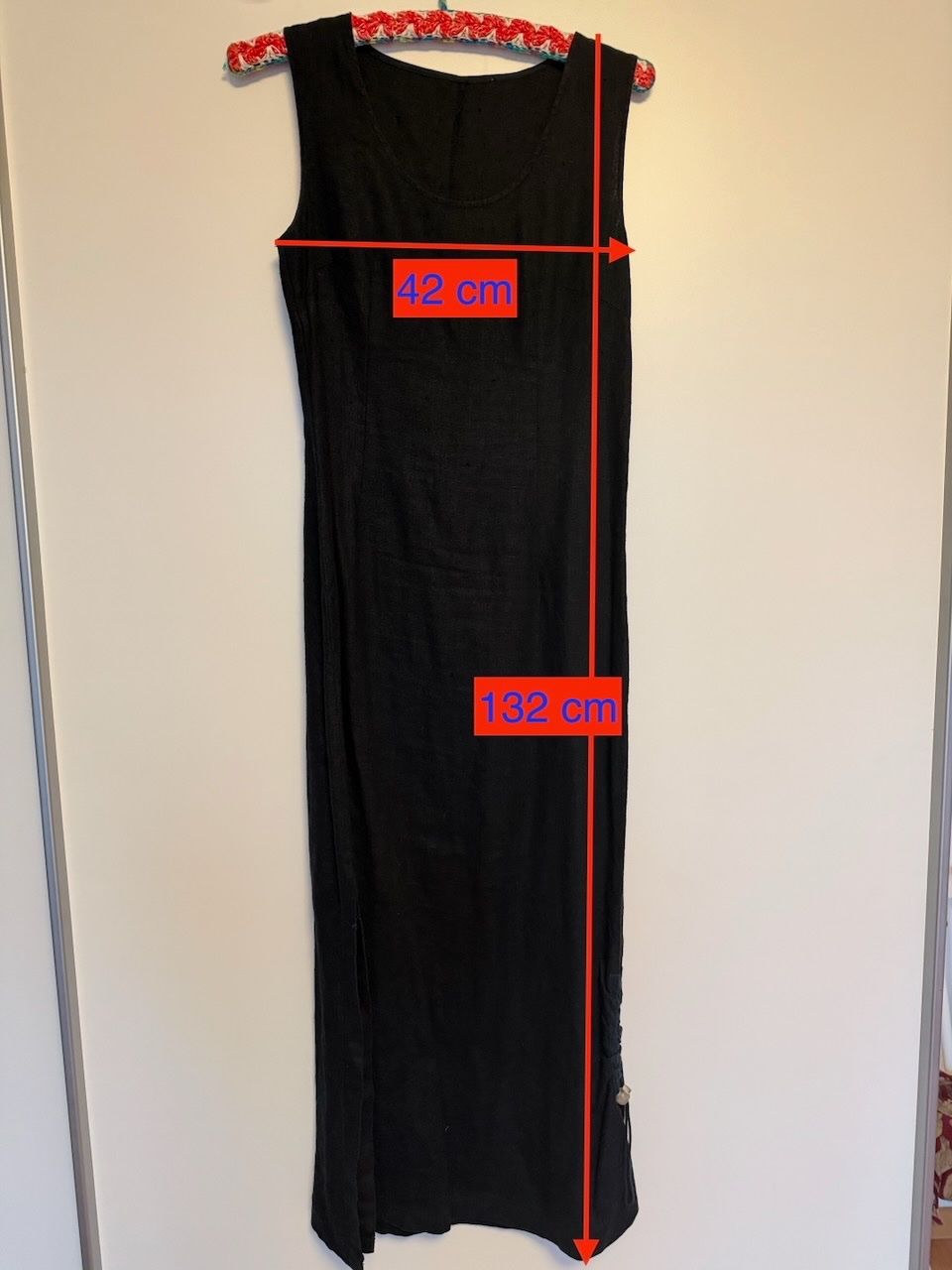 Kleider: Edles langes, schmal geschnittenes Leinenkleid schwarz – Gebraucht aus Winterthur von ing_pd8f 4