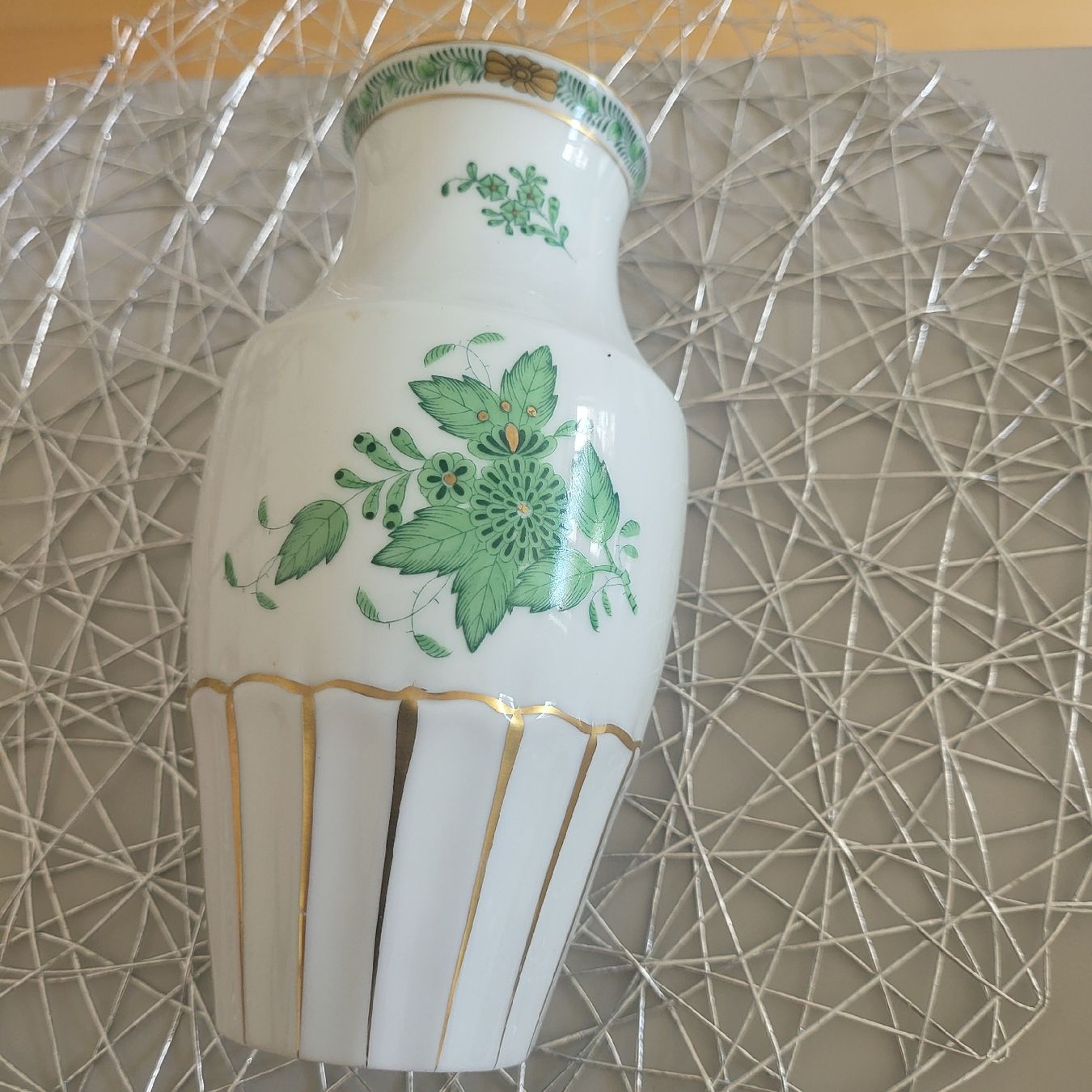 Herend Vasen & Gefässe: Herend Vase Apponyi grün Ungarn – Gebraucht aus Binningen von Hofka64 3