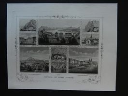 Luzern Souvenirblatt von Ringger