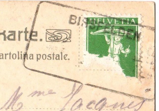 Cartoline postali: Birsfelden - Aushilfsstempel - Basel Steinenthorstrasse – Usato da Chavornay venduto da 4dphila 1
