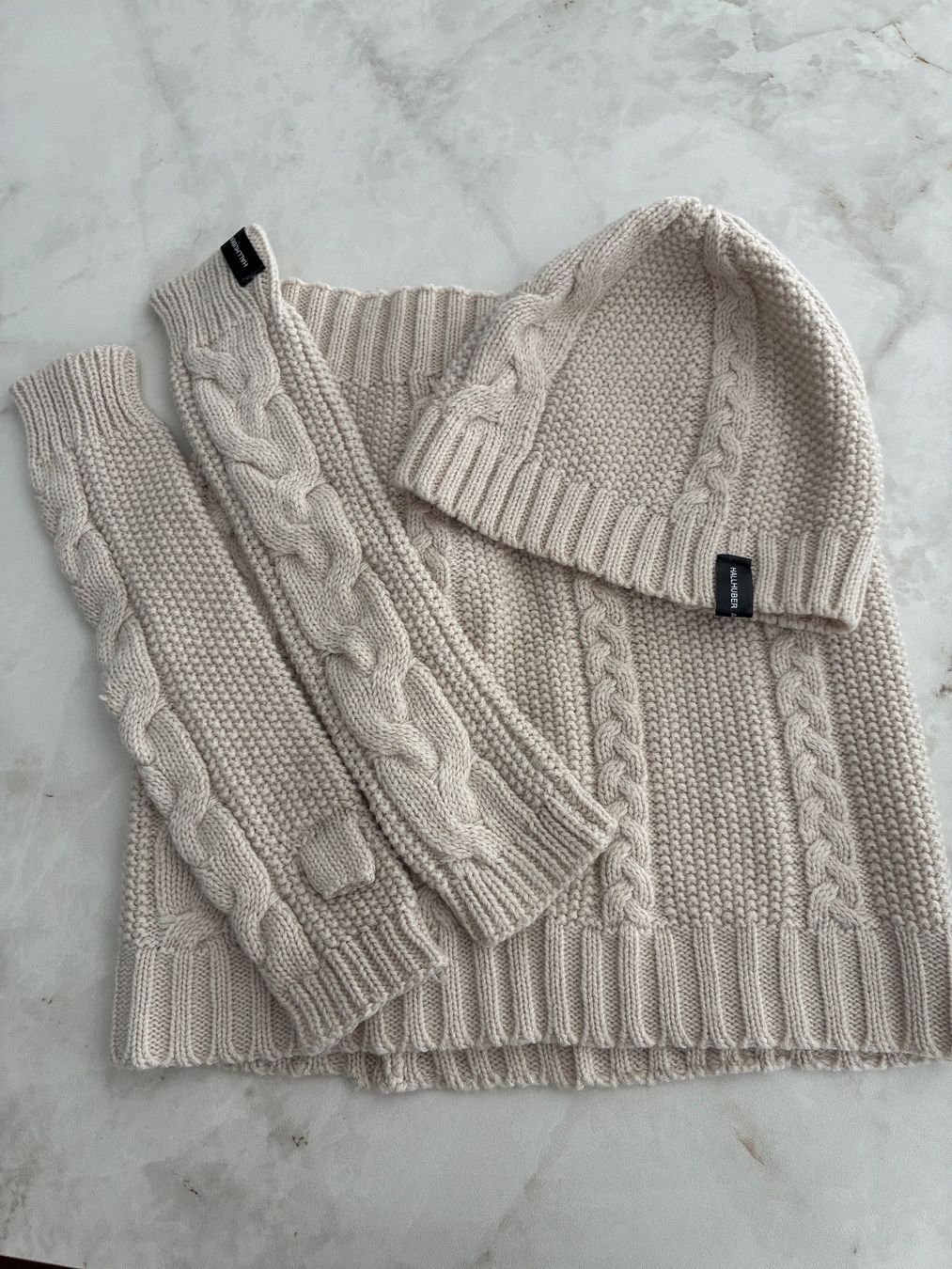 Hallhuber Kleiderpakete: Hallhuber 3-teiliges Strick-Set beige – Neu (gemäss Beschreibung) aus St. Gallen von Fisch79 2