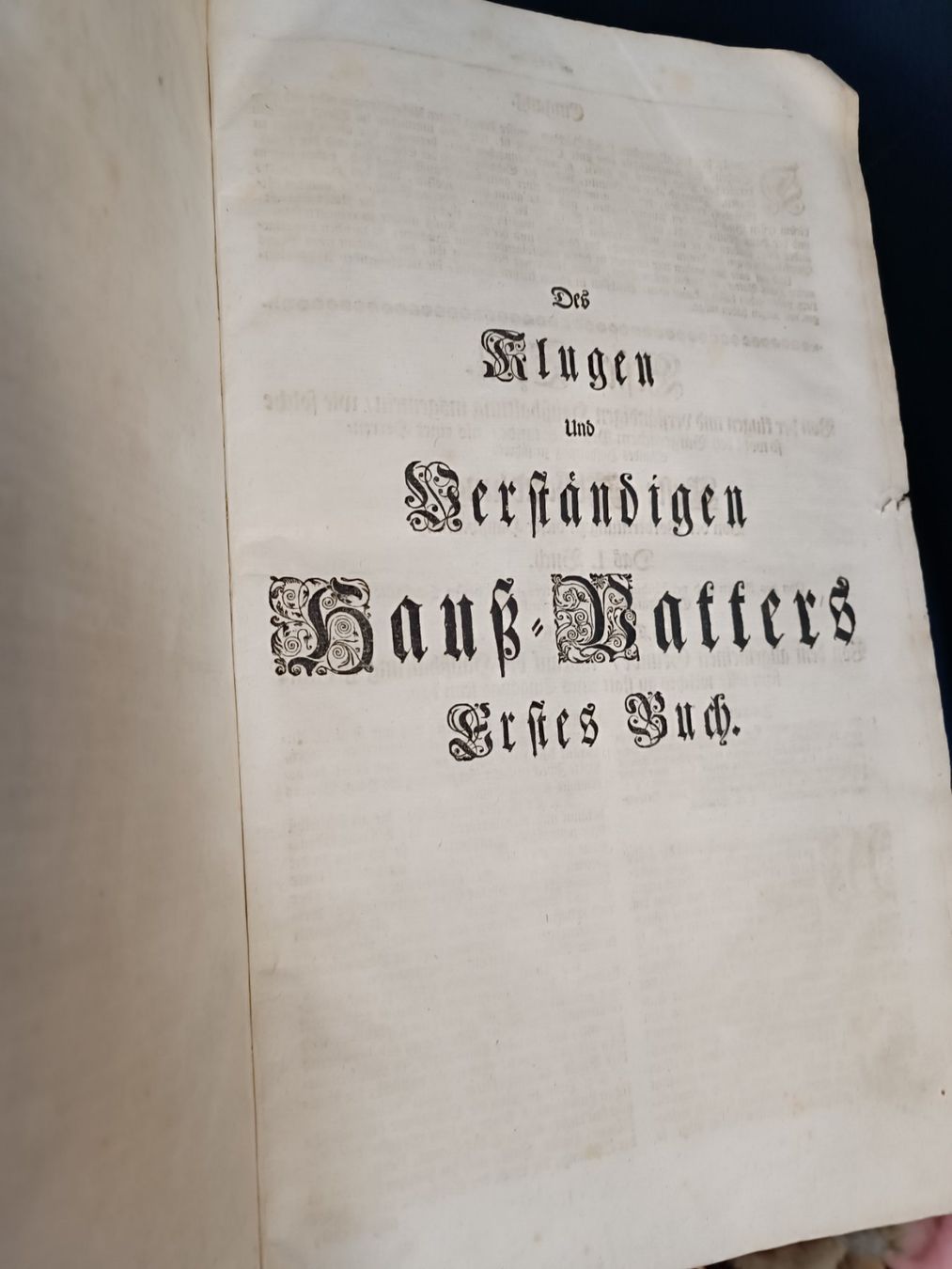 Libri: Florini Klug Verständiger Hauss Vatter 1748 – Usato da Reiden venduto da Zofi-Brocki 7