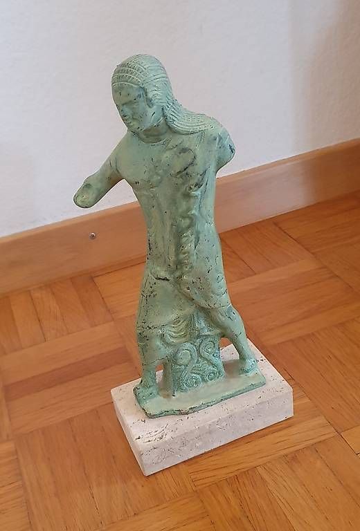 Statuette: Bronze-Statue, Antike Figur – Usato da Dietikon venduto da natigi 3