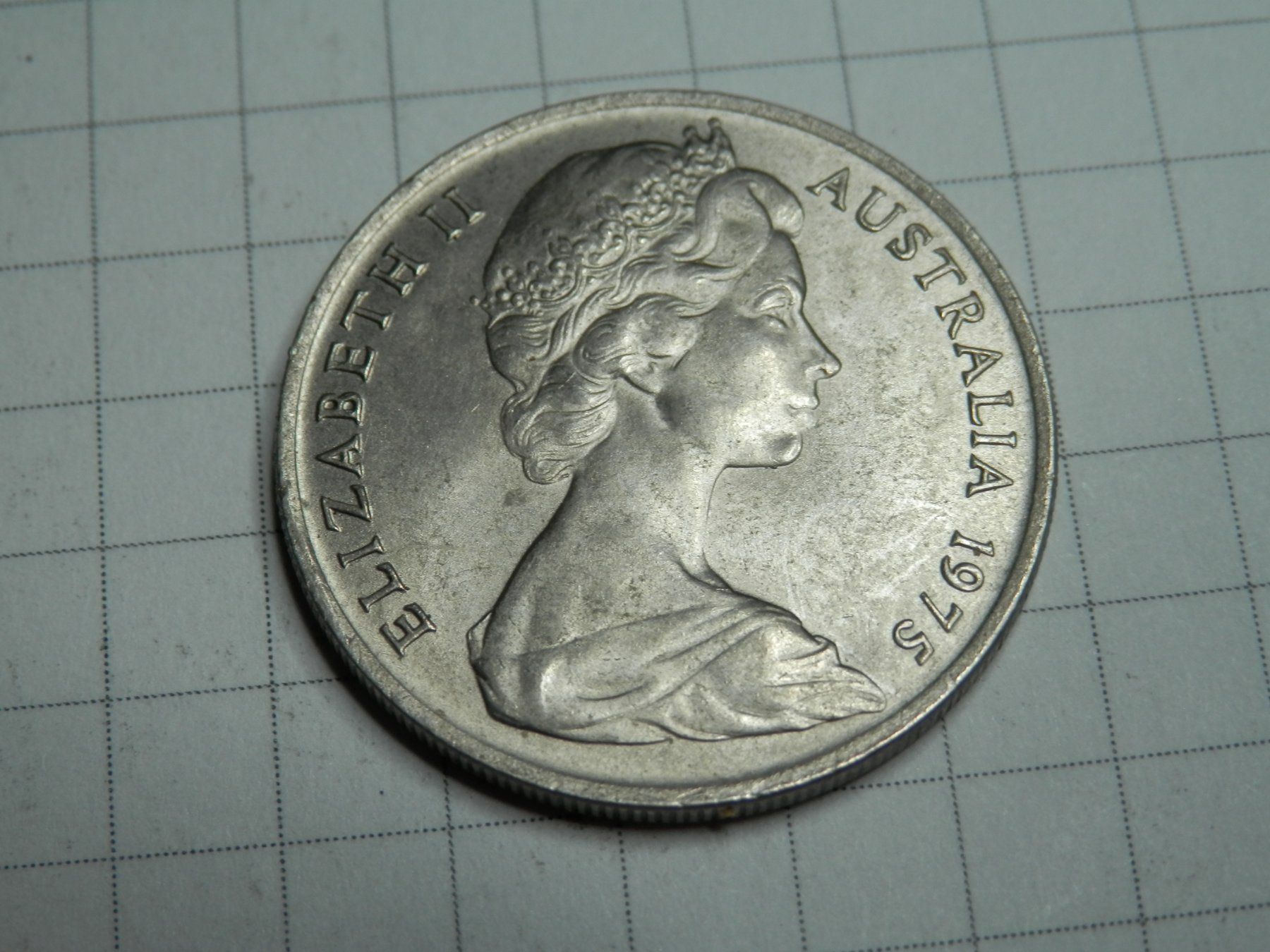 Tutti le monete: Australien 10 Cent, 1975 sehr schön – Usato da Weiach venduto da weiach81